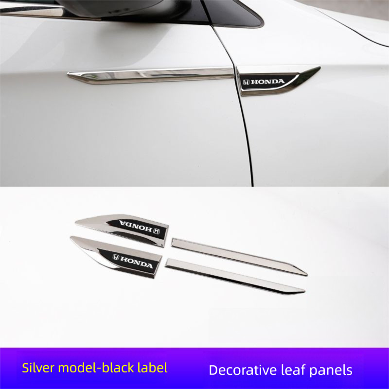 Honda Civic Car Side Body Decorative Strip Trims Stainless Steel ...