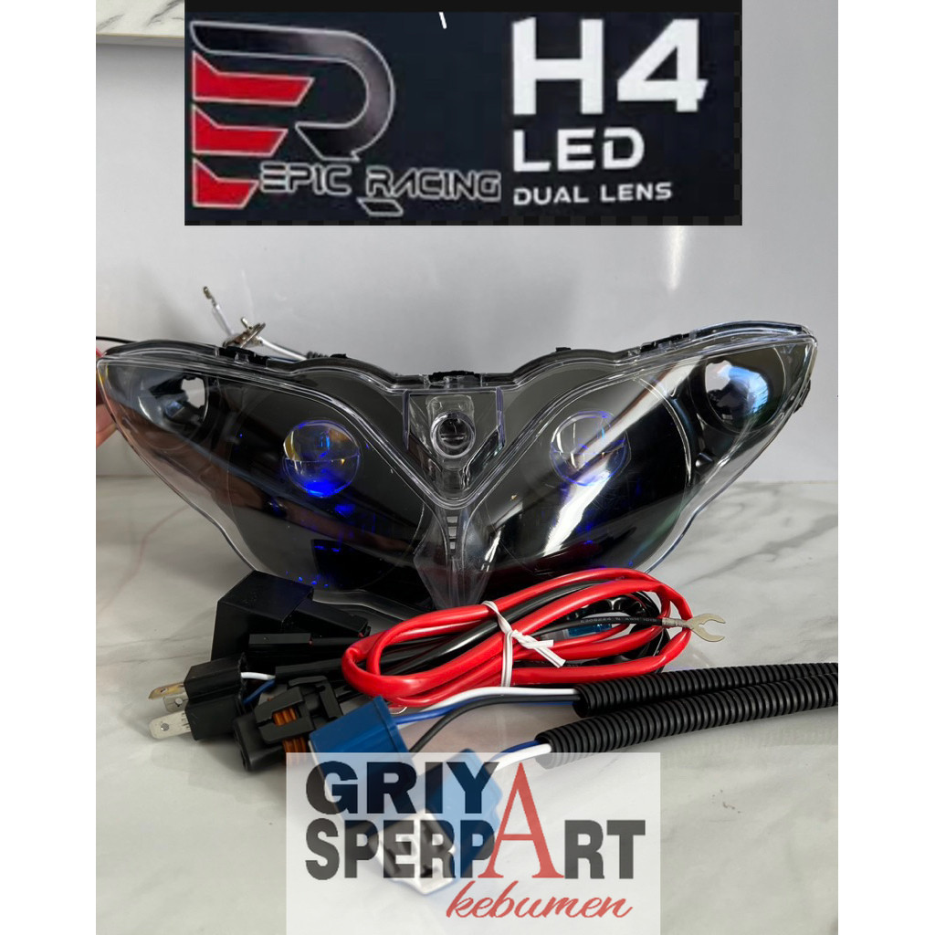 CAHAYA Jupiter z burhan custome biled mini laser H4 headlights original ...