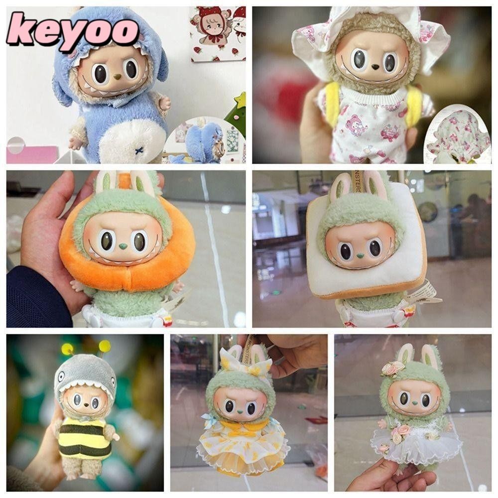 [KEYOO] Labubu Doll Clothes, Labubu Time To Chill Filled Multi-colored ...