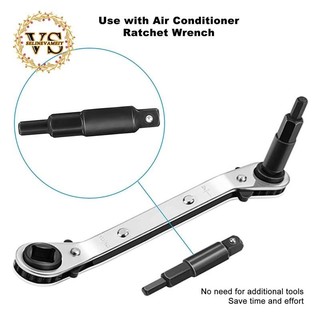 3 Pieces Service Wrench Hex Key Adapter Ratchet Wrench Hexagon Bit ...