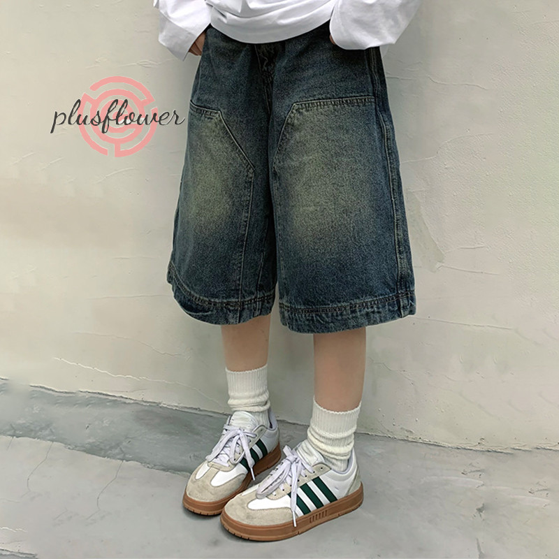 Shorts Jeans Baggy Donna Vita Alta - Stile Vintage Y2K - Denim Lavato - Comodi E Casual - Foto 11