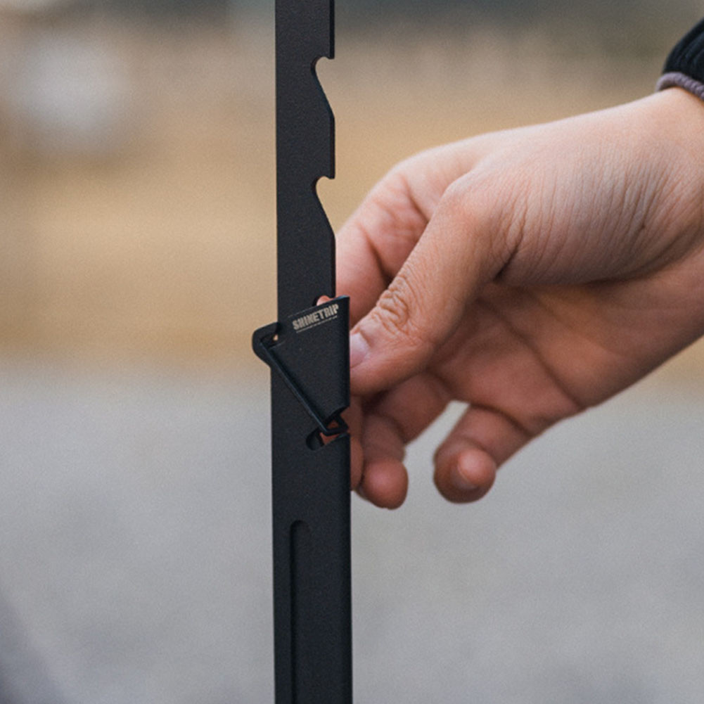 Camping light stand folding light pole stand for 028 mm thickness of