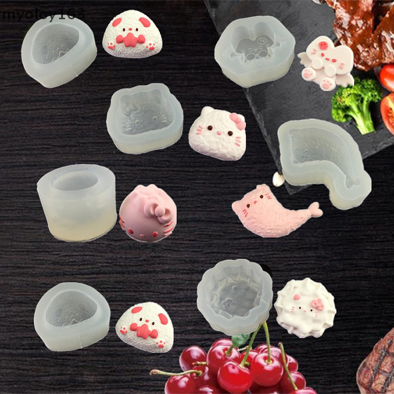 myoloy Cartoon Sanrio Hello Kitty Pochacco Silicone Mold Rice ...