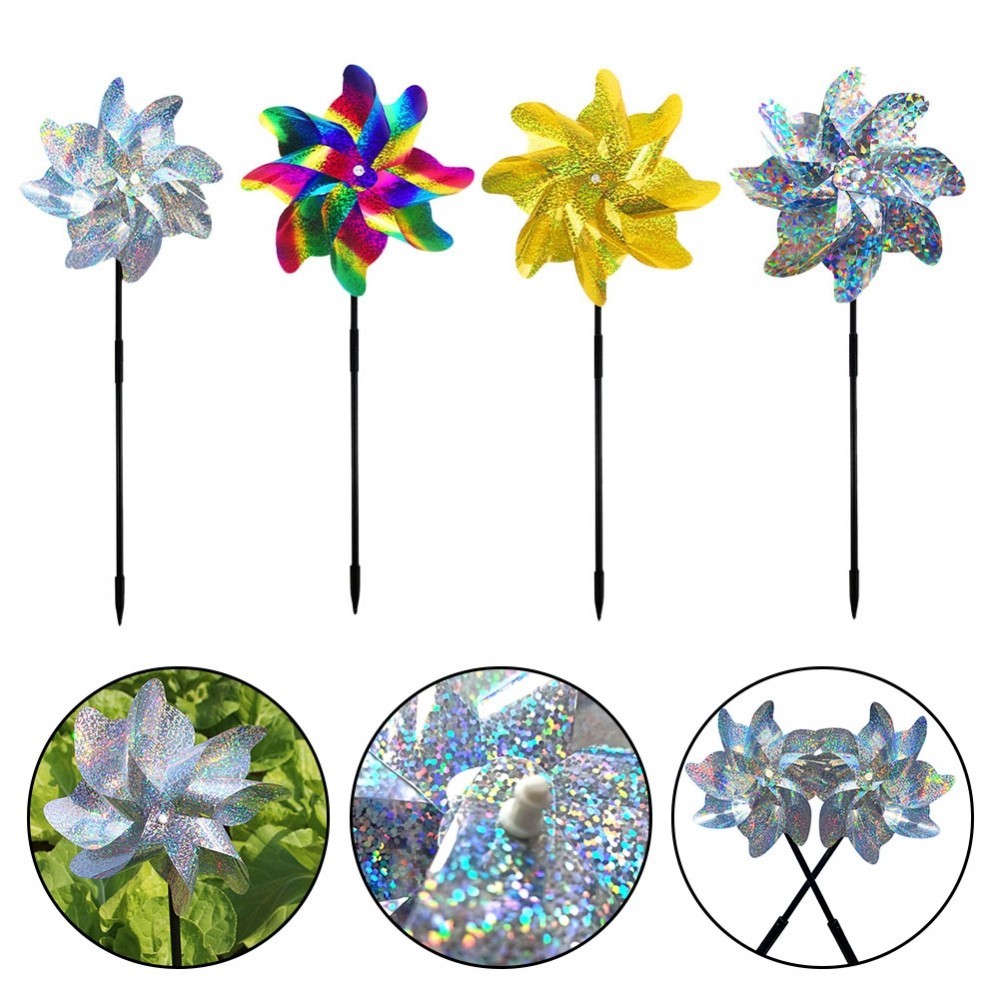 【shopee】10-Pack Garden Windmills Sturdy And Weather-resistant Unique ...