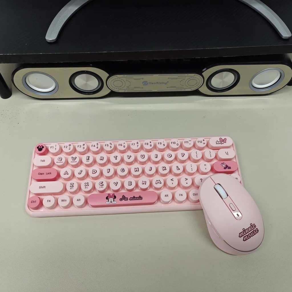 65 Keys Disney DW-MK100 2.4GHz Bluetooth Dual Modes Wireless Keyboard ...