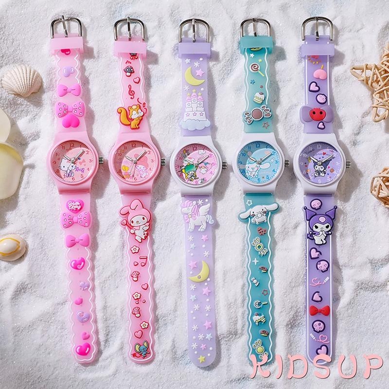 KIDSUP1-Kids Girls Watches Analog Quartz Cartoon Cute Round Children ...