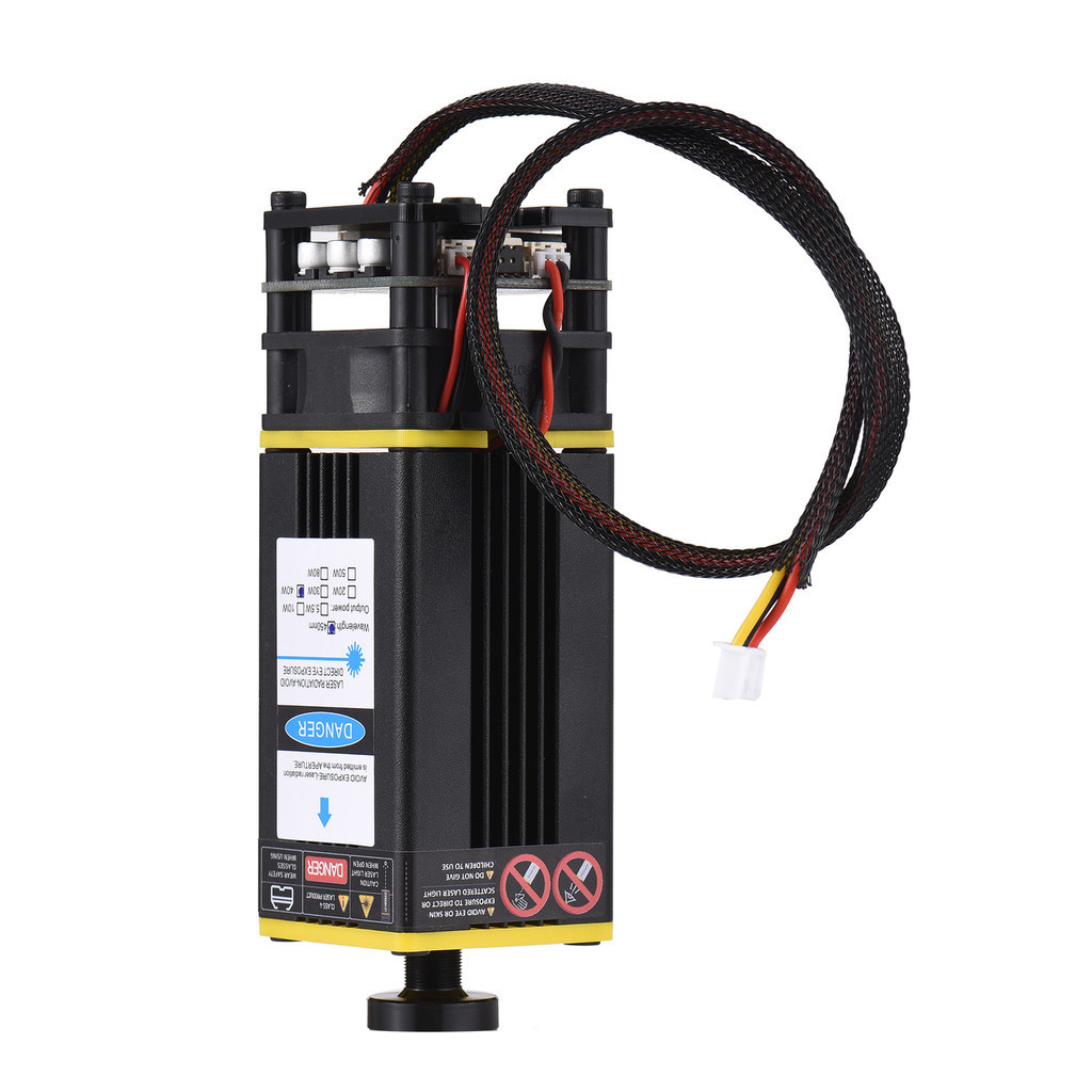 450nm 40W Laser Module Adjustable Focal Length Laser Engraving Head ...