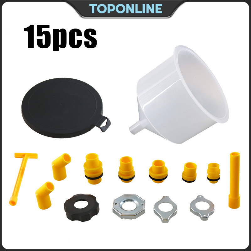 15pcs Car Coolant Filling Kit Universal Car Radiator Coolant Filling ...