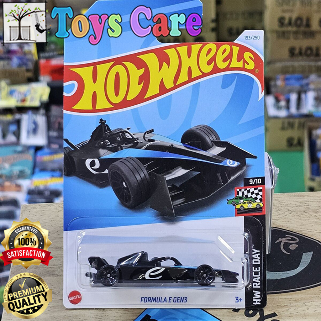 HITAM Hot Wheels Formula E Gen 3 Black 2024 F1 Race Car Hot Wheels ...