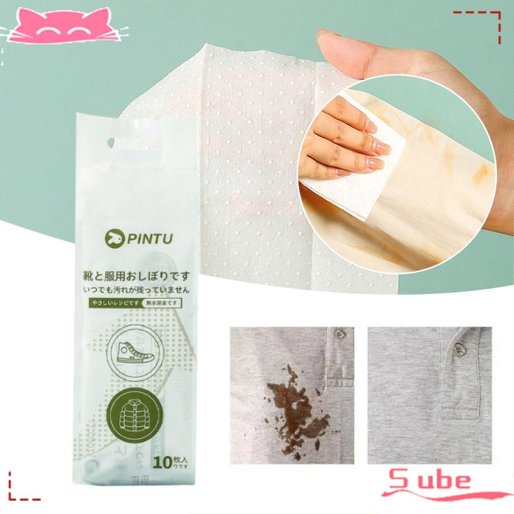 SUBE Shoes Clean Wipes, Disposable Portable White Shoes Cleaning Care