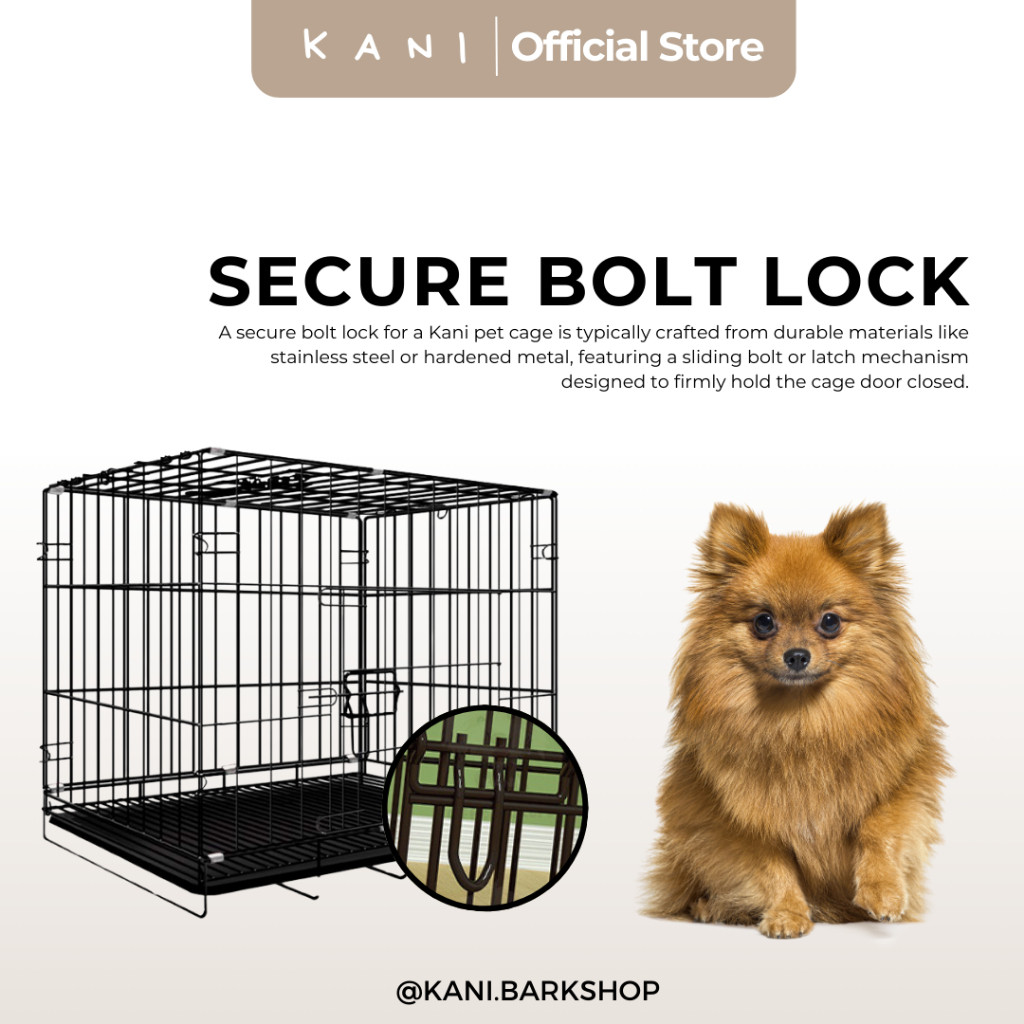 Dogs Cage Collapsible Large Space With Poop Tray For Cat Rabbit Puppy ...