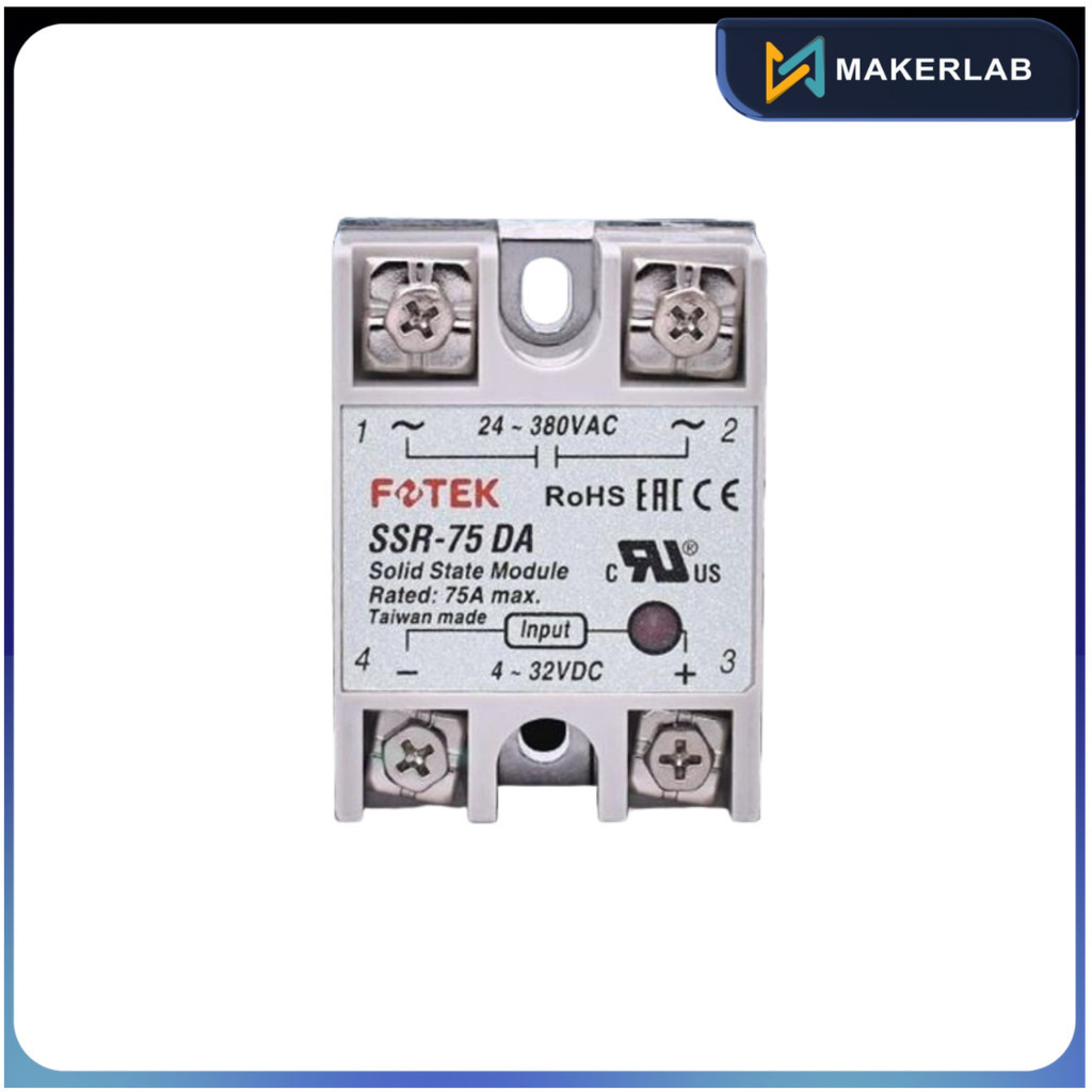 Original Solid State Relay SSR-75DA | Shopee Philippines