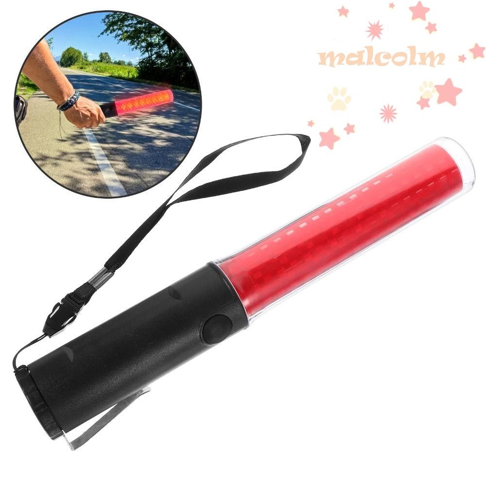 MALCOLM Traffic Wand, Powerful Flashinglight Traffic Baton, 260mm