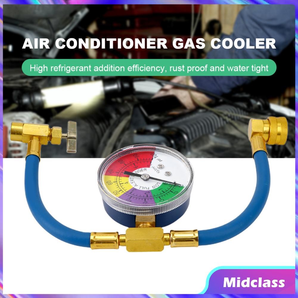 R134a Air Conditioning Refrigerant Gas Recharging Kit Car Air