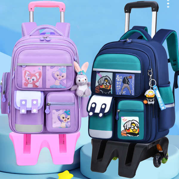 Kids Backpack For Kindergarten & Primary School – Lightweight Bookbag With Cute Easter Bunny Design - View #7