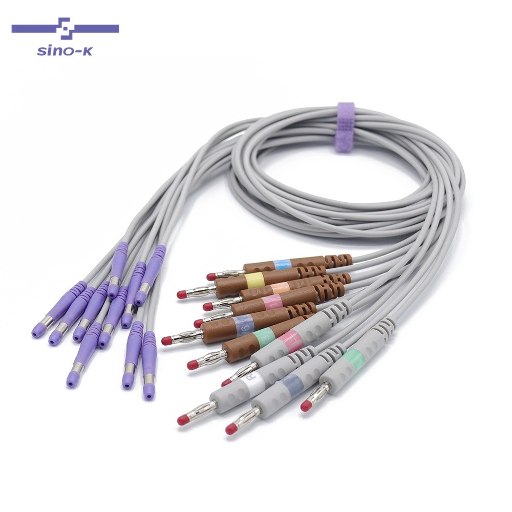 Welch Allyn ECG Compatible 6 Pin 3 Leads - Grabber