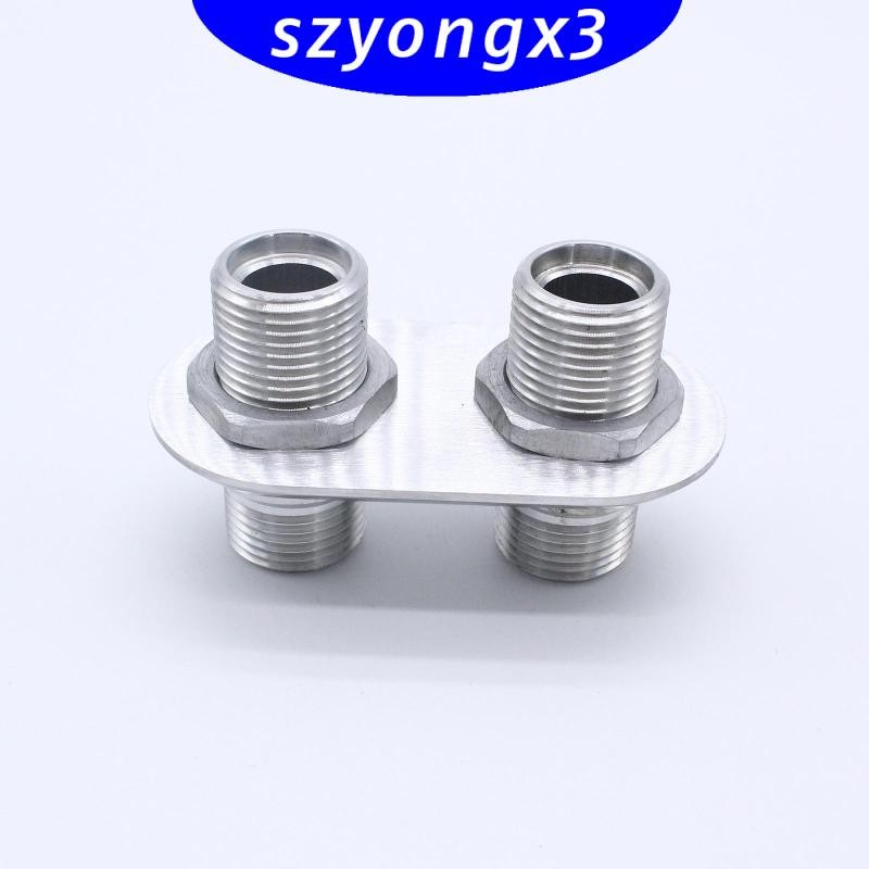 [Szyongx3] Generic 2 Port Firewall Heater Bulkhead Connector with Spare ...