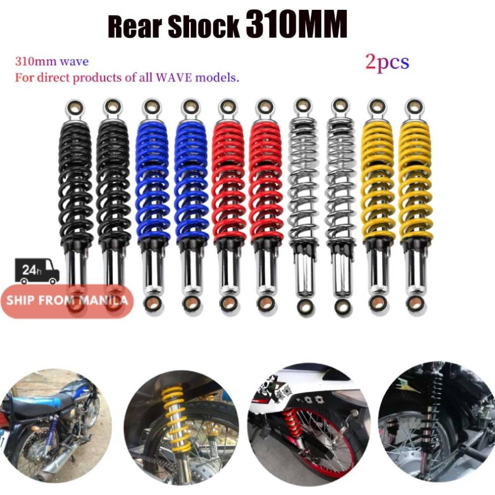 2PCS 310MM Rear Shock for XRM110 XRM125 Wave100 Wave110 Wave125 Shock ...