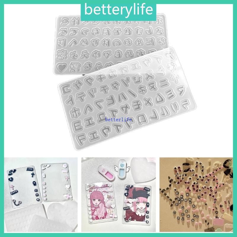BTF Quicksand Filling Moulds DIY Mold Japanese Character Shaped Perfect ...