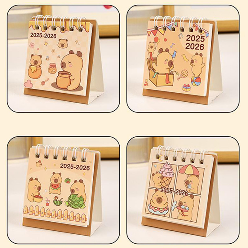 Fbph 2026 Mini Simple Calendar Small Desk Calendar Creative Coil ...