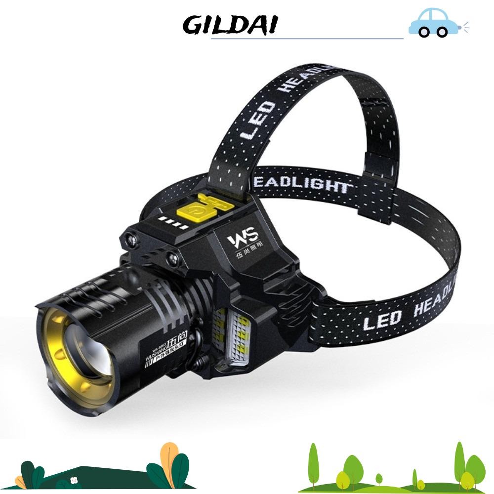 GILDAI LED Sensor Headlamp, Super Bright Powerful Light Long Range ...