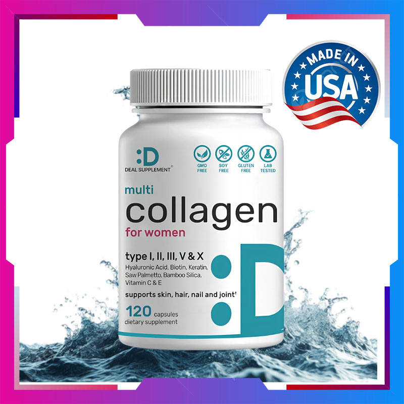 Multi Collagen Supplement Promote Collagen Production, Supple Essential ...