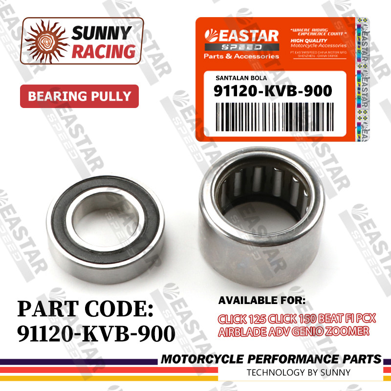 KVB TORQUE DRIVE BEARING CLICK 125 CLICK 150 BEAT Fi PCX AIRBLADE ADV ...