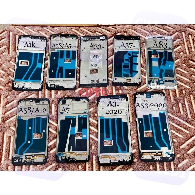 MIDDLE FRAME FOR OPPO A1K, A5/A3S, A33, A37,A57,A83, A5S/A12,A7,A31 ...