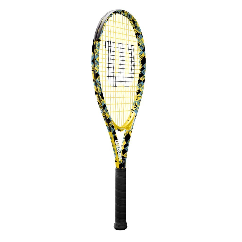Wilson Hard Tennis Racket MINIONS 30 ADULT XL Minion Adult YellowBlack ...