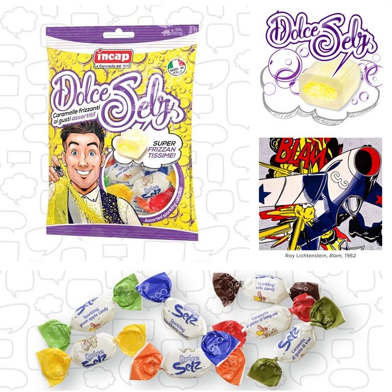 Italy Imported Inca Pop Candy Series Cola Toffee Gummy Fruit Filled ...
