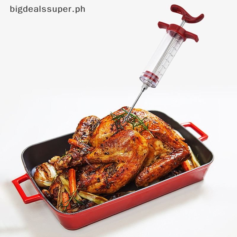 Pro Stainless Steel Meat Injector For Home BBQ, Meat , Marinade ...