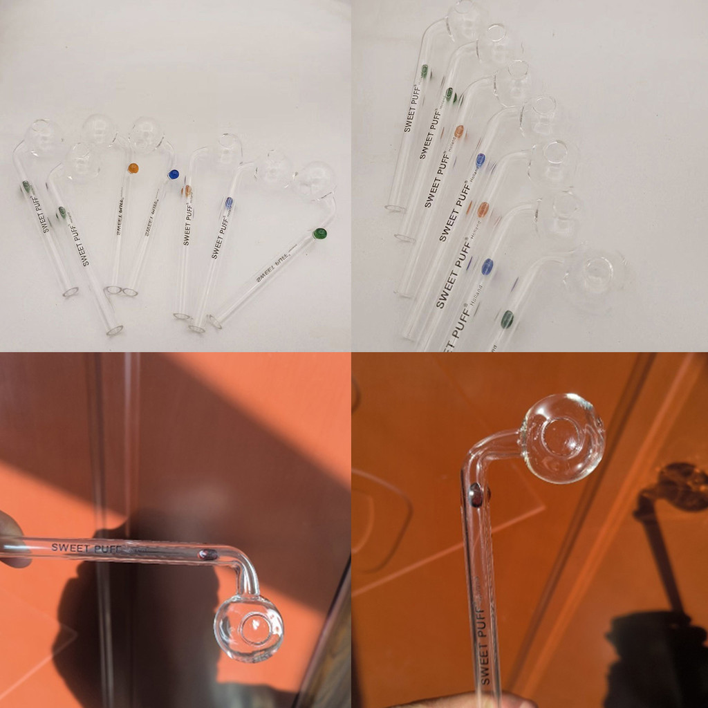 1Pc Random Color Unique Sense Of Design Transparent Straight Tube Straw