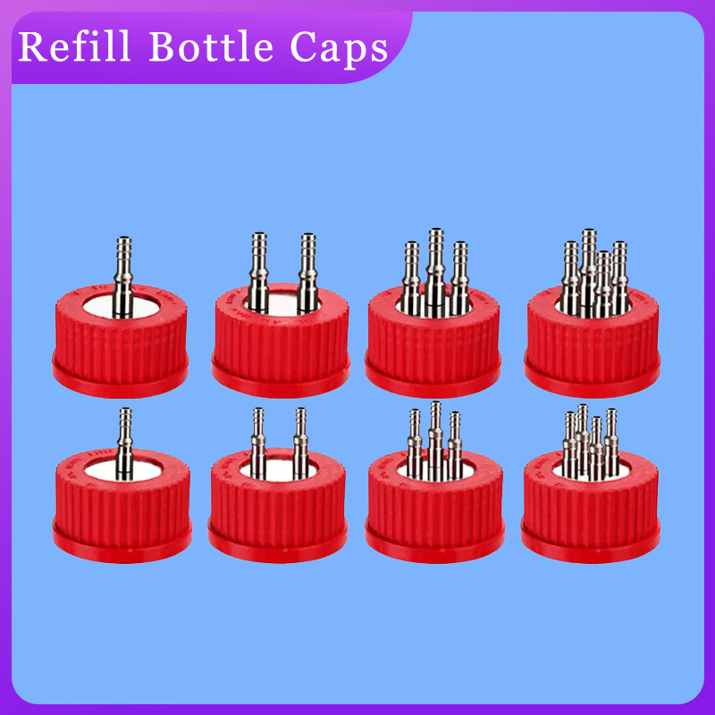 [COD]Laboratory Reusable Refill Bottle Caps Single/Two/Three/Four Way ...
