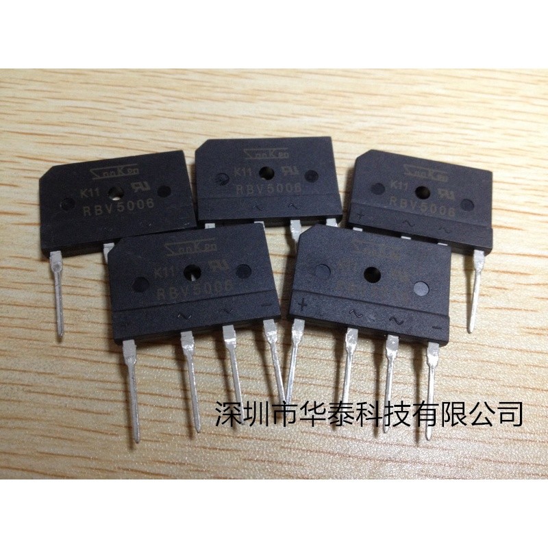 Sanken rectifier bridge stack RBV5006 50A 600V DIP-4 power amplifier ...