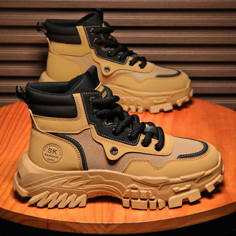Martin Boots Men Trendy High Top British Working Wear 🇨🇳