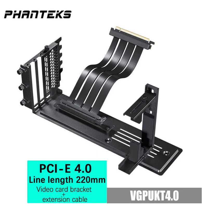 PHANTEKS VGPUKT4.0_04 PCI-E 4.0 x16 Vertical Video Card Support Frame ...