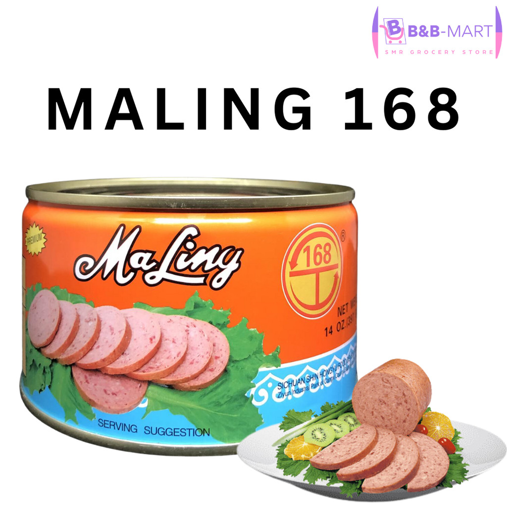 Maling 168 Pork Luncheon Meat Korean Canned Goods 340g Original 100% ...