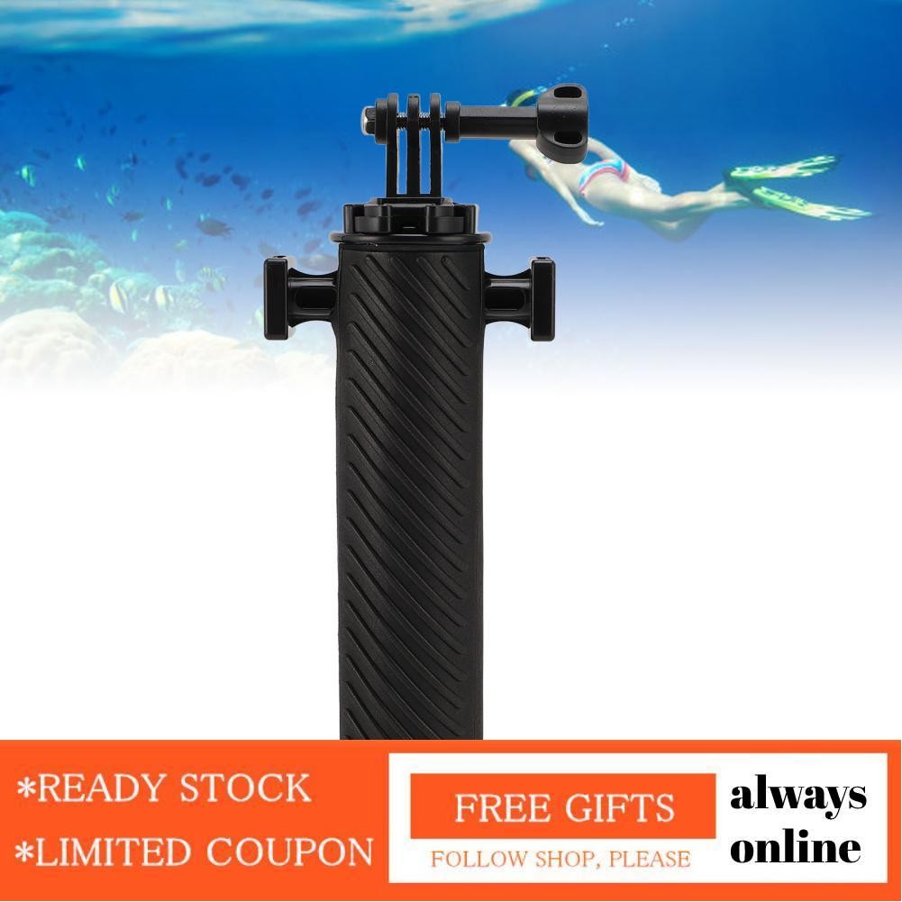 Alwaysonline Action Camera Floating Handle Hand Grip Double Cold Shoe ...