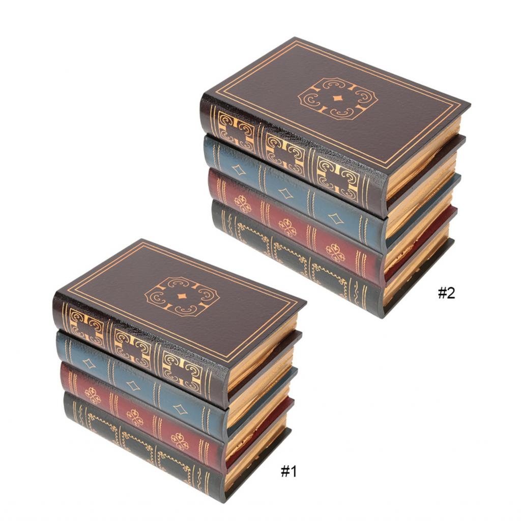 Storage Box European Style Memory Book Vintage Decorative Fake Hiding ...