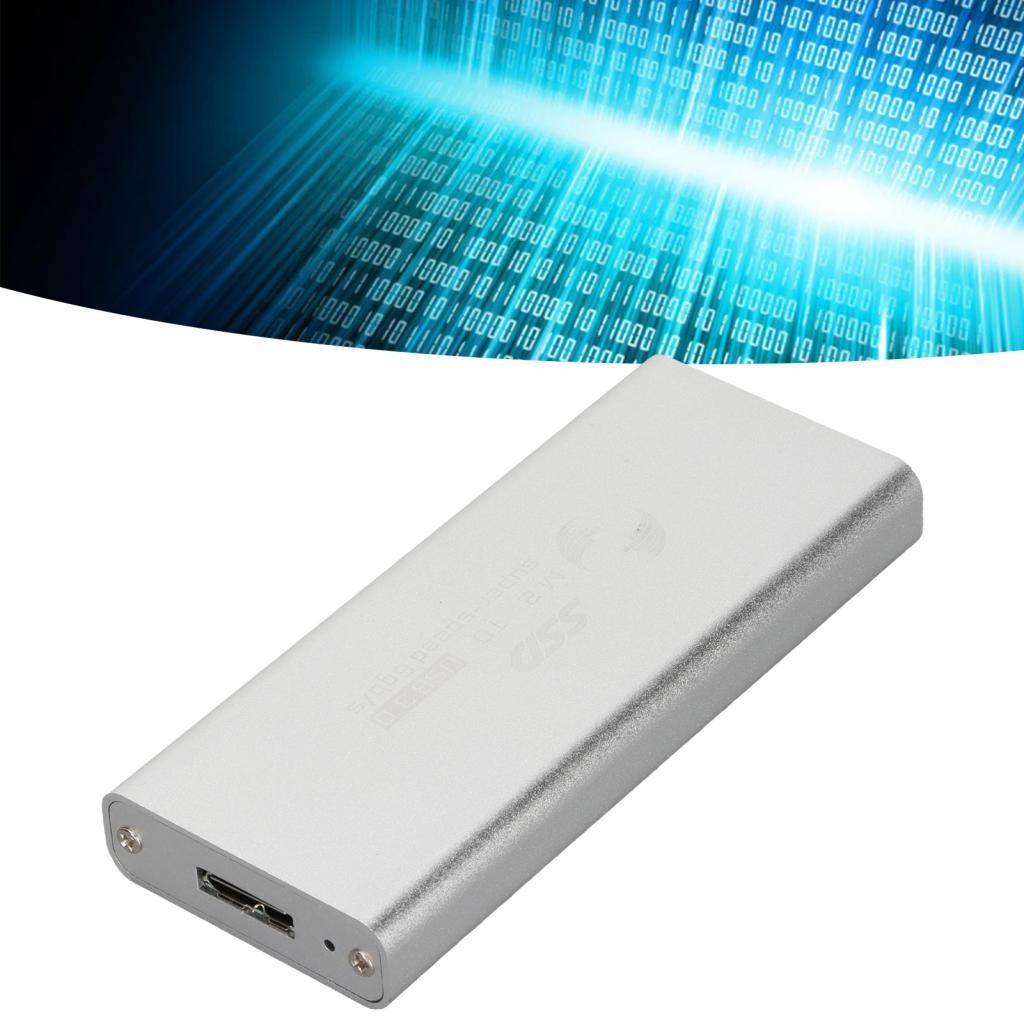 Tominihouse Hard Drive Enclosure 6Gbps Transfer Rate USB 3.0 MSATA ...