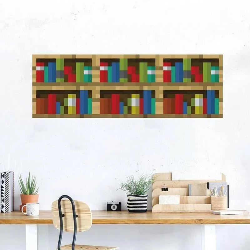 Minecraft Block Stickers Self-Adhesive Decals MC Weekly Sheet Wall ...