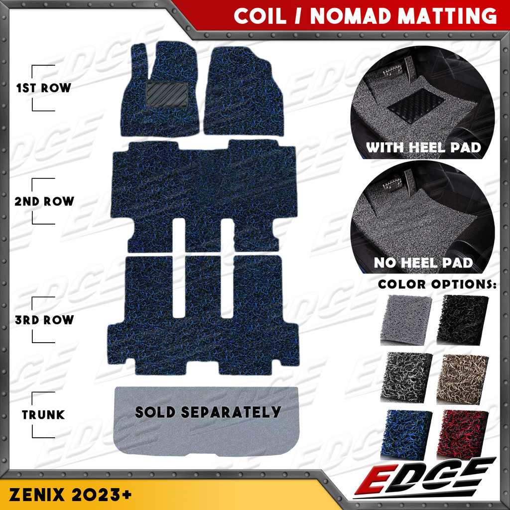Coil Matting Toyota Zenix 2023-2025 // zenix v hybrid nomad spaghetti ...