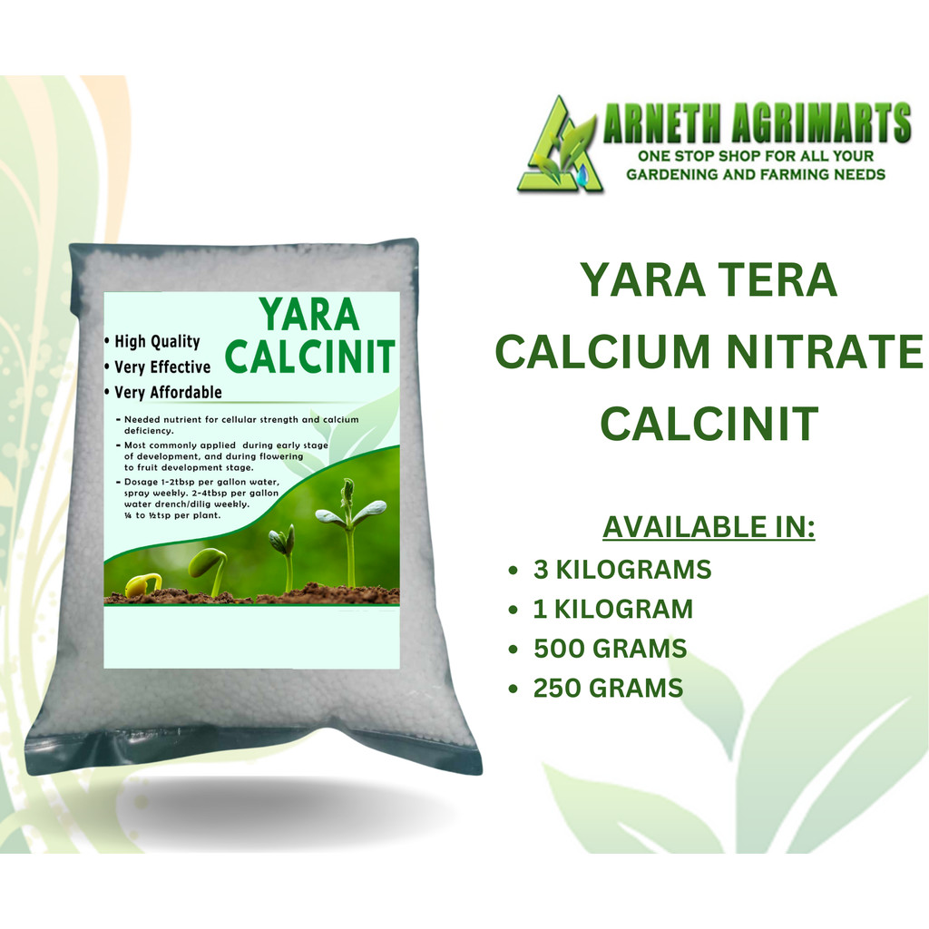Calcium Nitrate Calcinit Fertilizer for Hydroponics, Drip Irrigation ...
