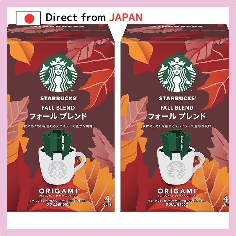Nestle Starbucks Origami Personal Drip Coffee Fall Blend 4 Pack X 2