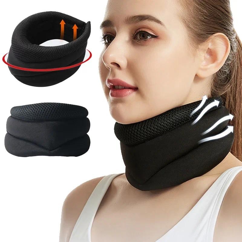 Neck Support Cervical Brace Japanese Adjustable Cervical Collar Soft ...