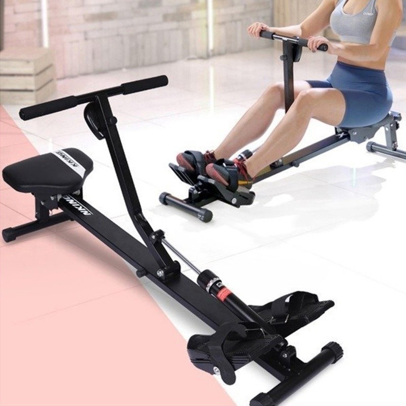 Foldable Rowing Machine Wind Resistance Ski Machine Rowing Pull ...