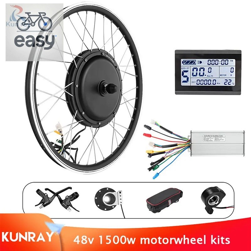 Hub Motor Wheel E-bike Conversion Kits Electric Bike Motor with LCD3 KT ...