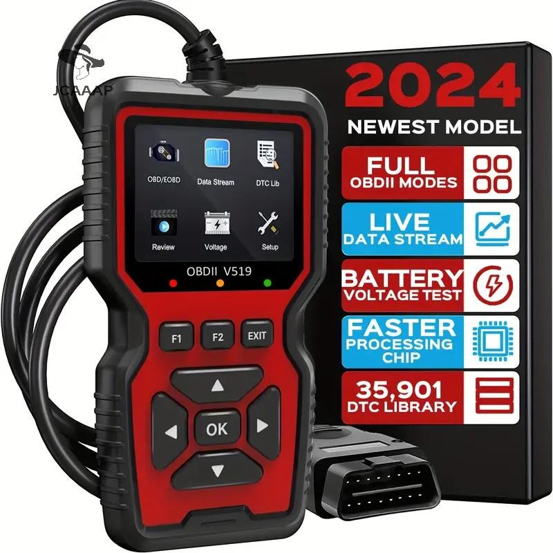 JCAAAP OBD2 Scanner Live Data V519 Professional Mechanic Diagnostic