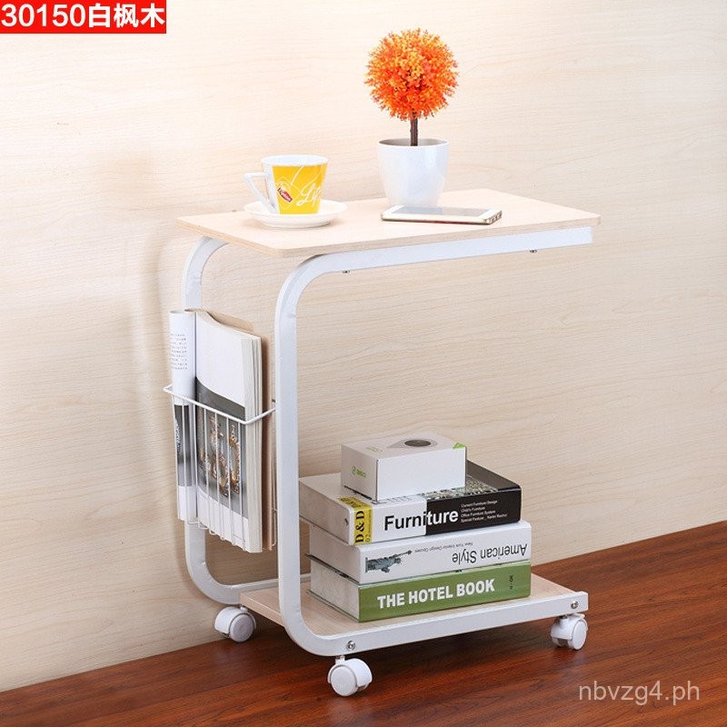 Movable Sofa Side Table Side Table Storage Rack Mini Small Coffee Table ...