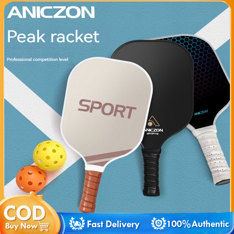 Carbon Fiber Pickleball Paddle Set 2 Rackets + 4 Pickleballs + Storage ...